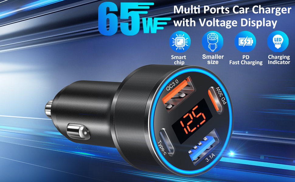 multi port car usb charger
