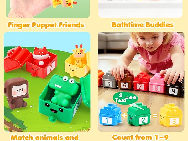 Montessori Learning Toys for 1 2 3 Years Old Boy Girl Toddler