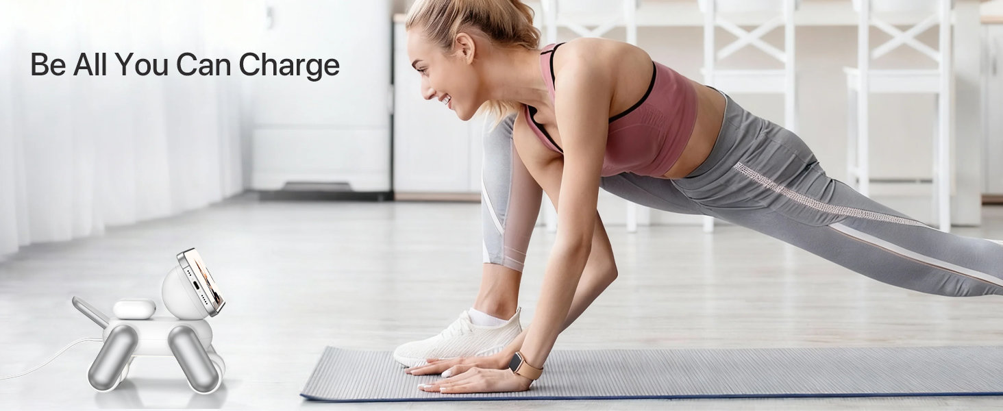 4 in 1 magnetic wireless charging station for apple devices