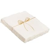 Prudiut 25 Sheets Cotton Watercolor Paper, 300 GSM, 4 x 6 inch, White, Textured, Deckled Edge, Id...
