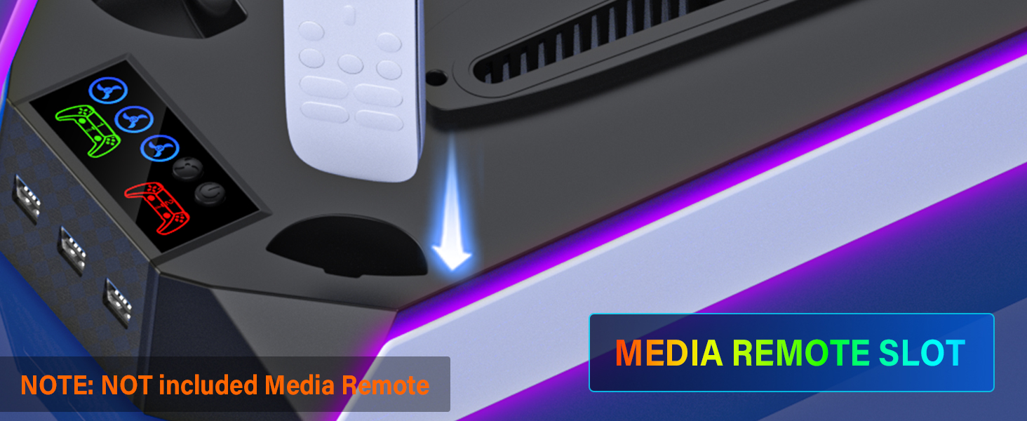 ps5 slim docking station with cooling fan