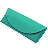 HUYUTAWE Sunglasses Travel Case 3 slots - Eyeglasses Holder Box Recycled PU Leather Glasses Stora...