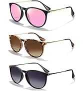 Sunglasses for Women Men Polarized uv Protection Fashion Vintage Round Classic Retro Aviator Mirr...