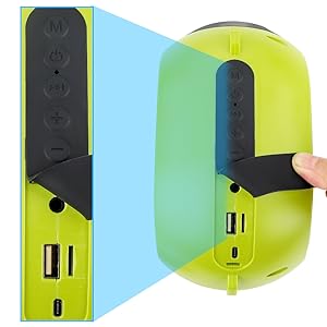 Multiple Music Source input for the portable speaker