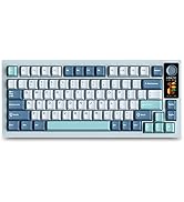 FKZ LT75Pro 75% Wireless Mechanical Keyboard,Gasket Hot Swappable Custom RGB Backlit NKRO TKL Gam...