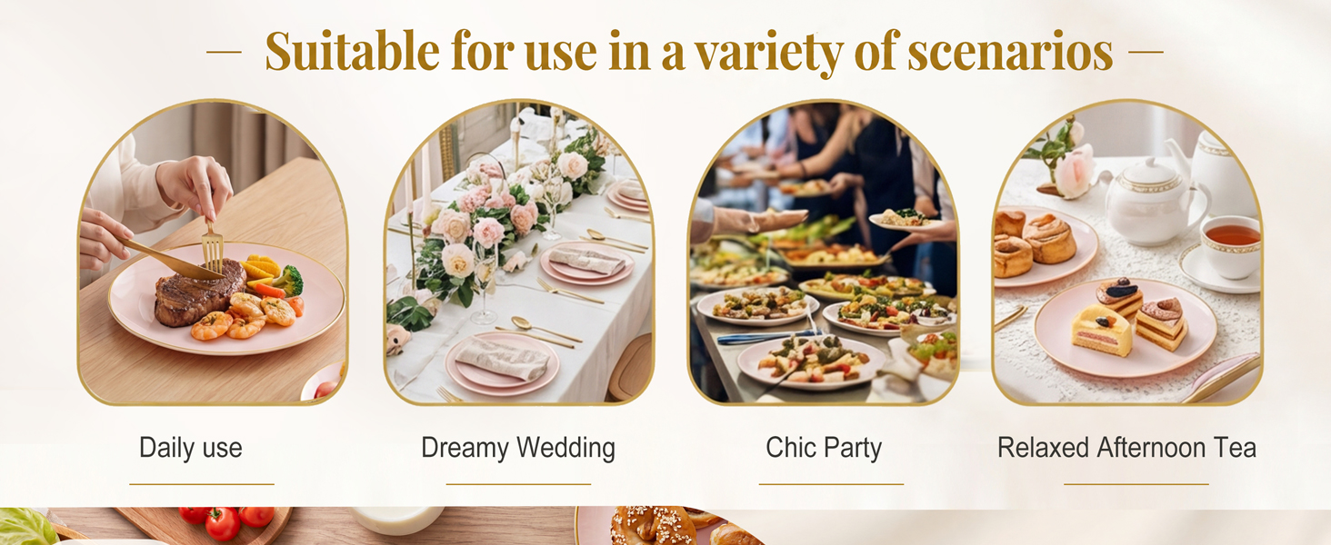 Pink Plastic Plates