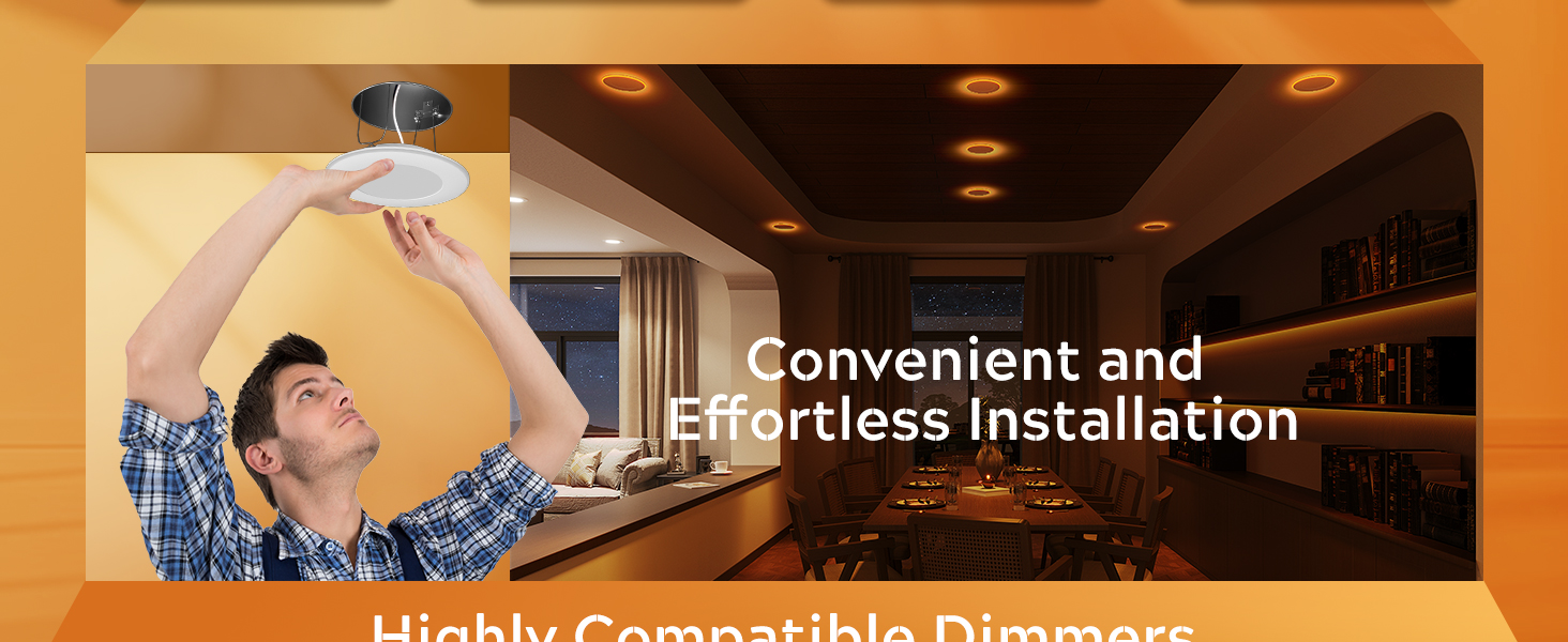 recessed lights with night light