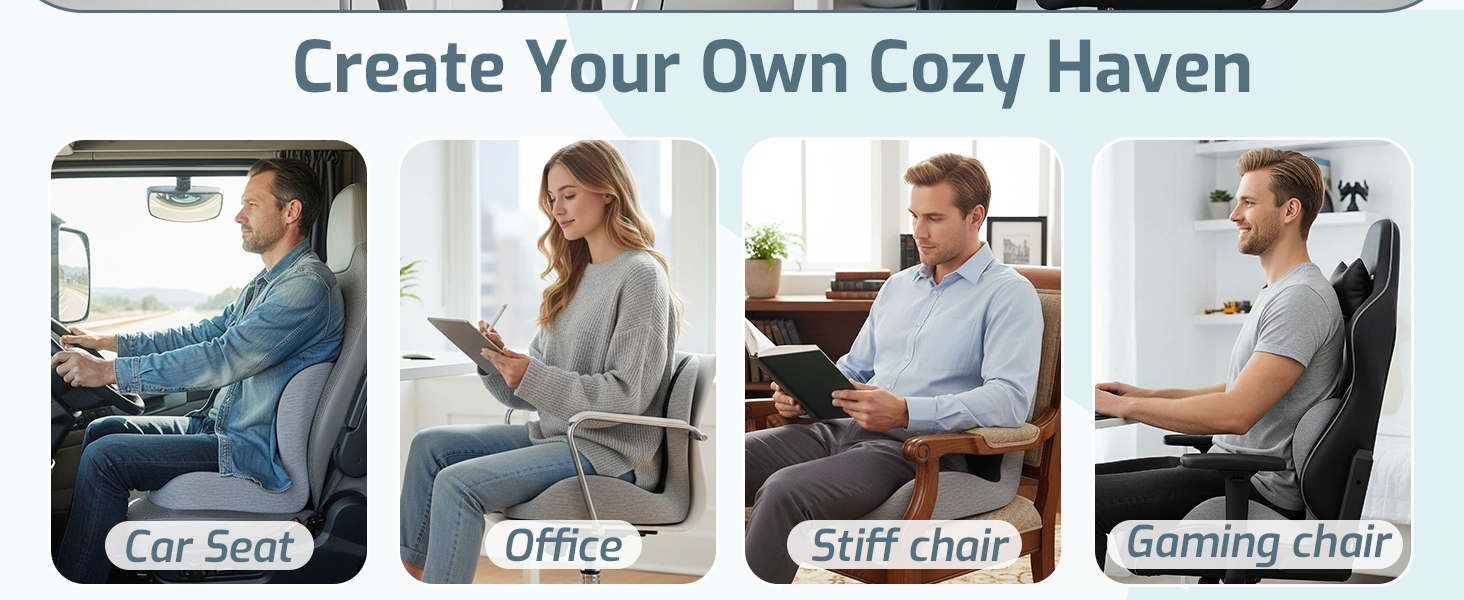 seat cushion with lumbar support car seat cushion office chair cushion