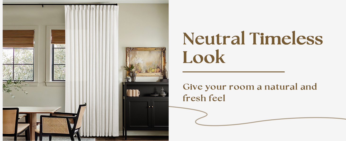 pleated linen curtains