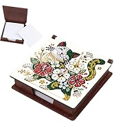 JISHSHAY Diamond Painting Note Box Cat Diamond Art Notecard Box Flower Gem Art Sticky Note Holder...