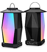 Onforu Outdoor Bluetooth Speakers, 2 Pack 50W Wireless Speakers, Pairing Multiple Speakers, IPX5 ...