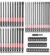 33PCS Allen Wrench Drill Bit Set,20 Piece 3.9"&amp;13 Piece 6"Drill Bits for Impact Driver(Metric&amp;Sae...