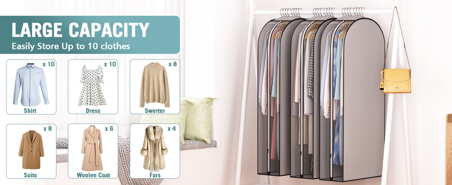 3 pack garment bag