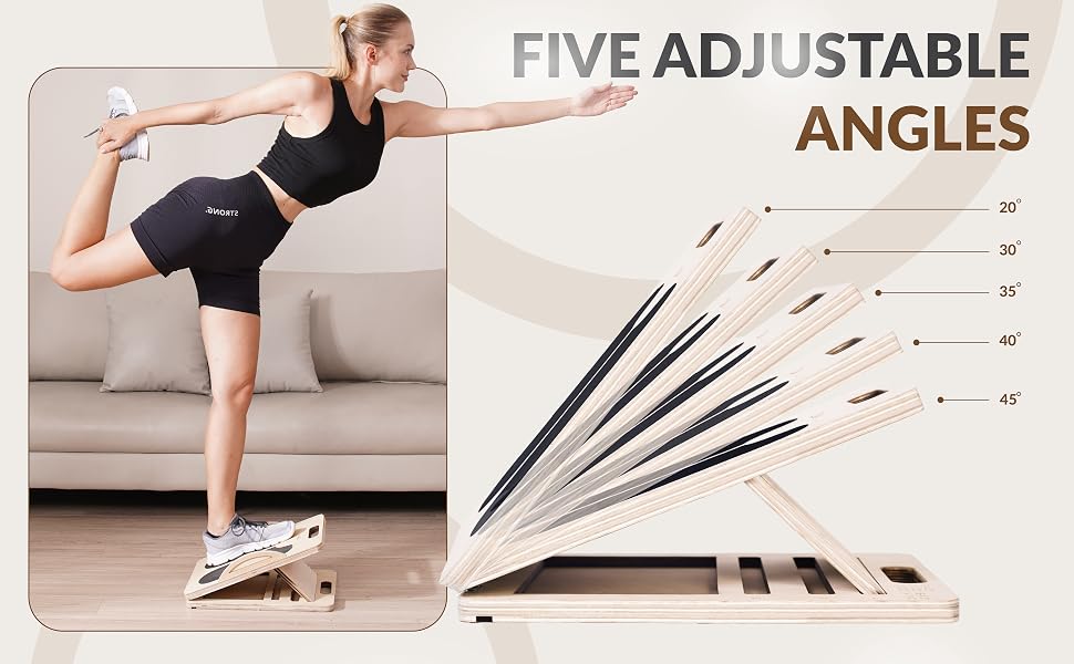 2 in 1 Balance Board &amp;amp; Slant Board for Calf Stretching