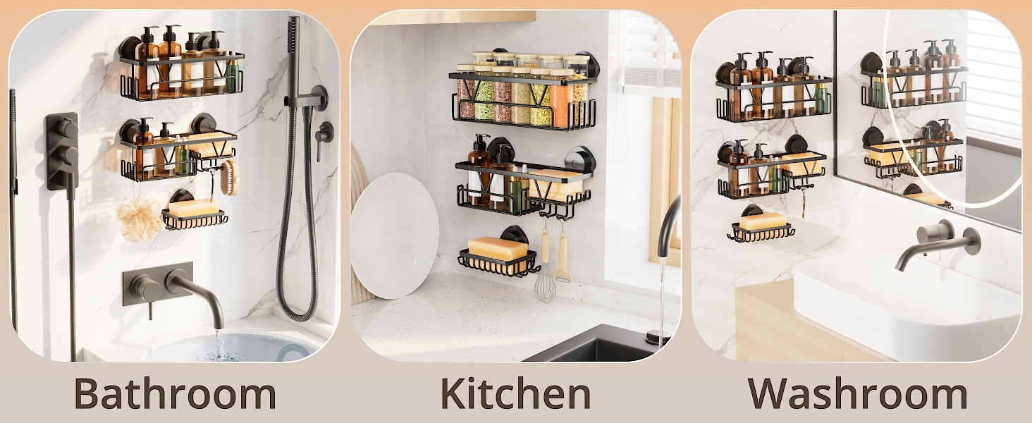 bathroom shower baskets
