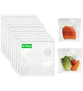 MOMODA Sous Vide Cooking Bags - Set of 10 | BPA-Free Reusable Vacuum Seal Bags (10 Medium)