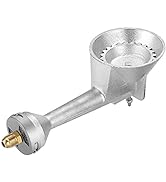 WADEO High Pressure Cast-Iron Propane Burner Head, Gas Burner Head with Propane Orifice Connector...