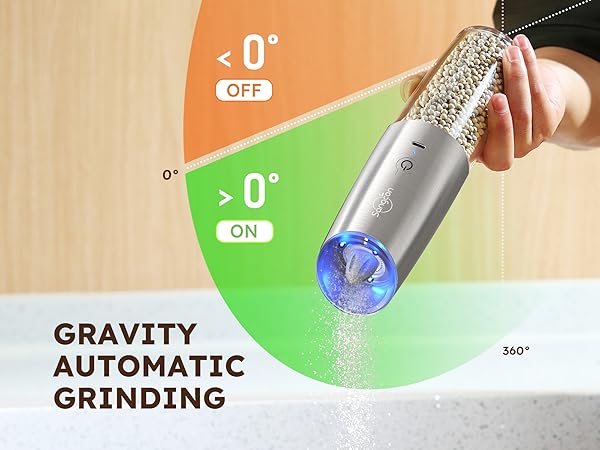 electric salt and pepper grinder battery salt and pepper grinder set