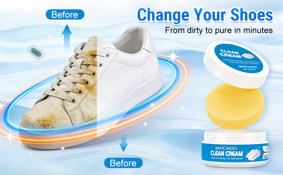 White Shoe Cleaner Cream