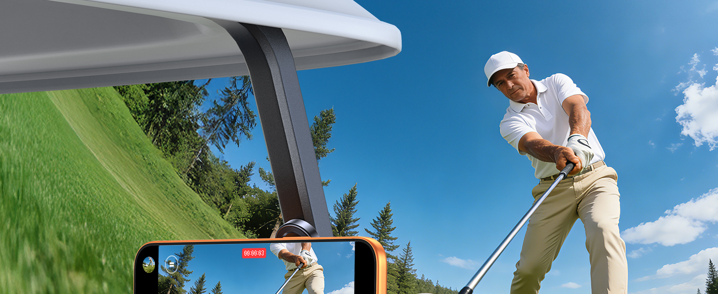 Magnetic Golf Cart Phone Holder