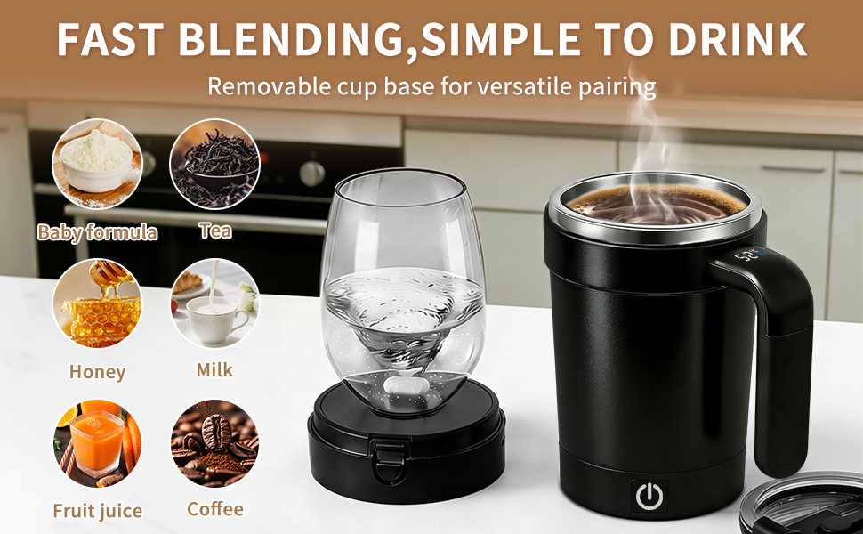 self stirring coffee mug