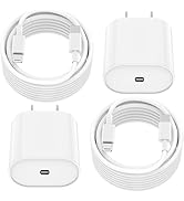 Essri Phone Charger Fast Charging 10 FT,2-Pack 20W PD USB C Block with iPhone 14 13 Charger Cable...