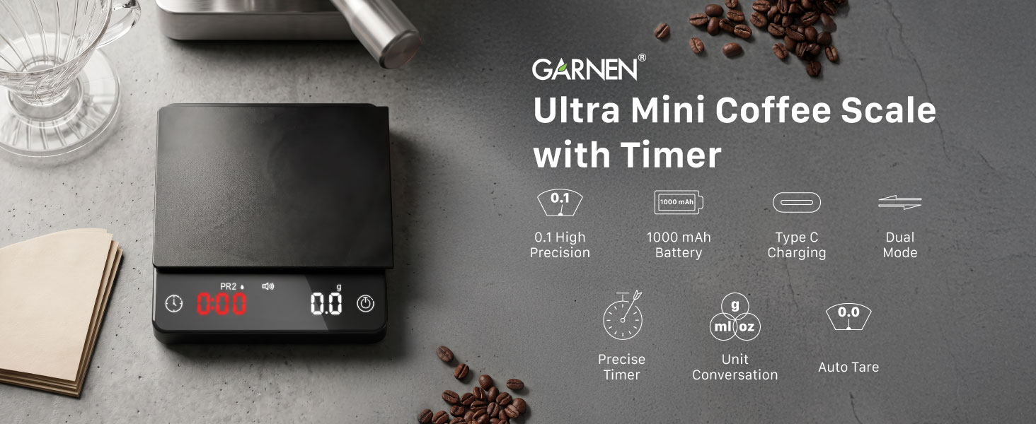 Garnen Mini Smart Coffee Scale