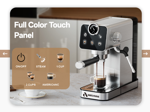 Espresso Coffee Machine 20 Bar for Home Office