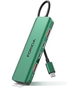 USB C Hub, 10Gbps USB 3.2 Adapter for MacBook, with 100W PD Charging, 2 USB C 3.2 Gen 2 and 2 USB...