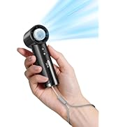 OidoZac Portable Handheld Fan with Ice Cooler, Turbo Power 17800 RPM, Fast Charge, Digital Displa...