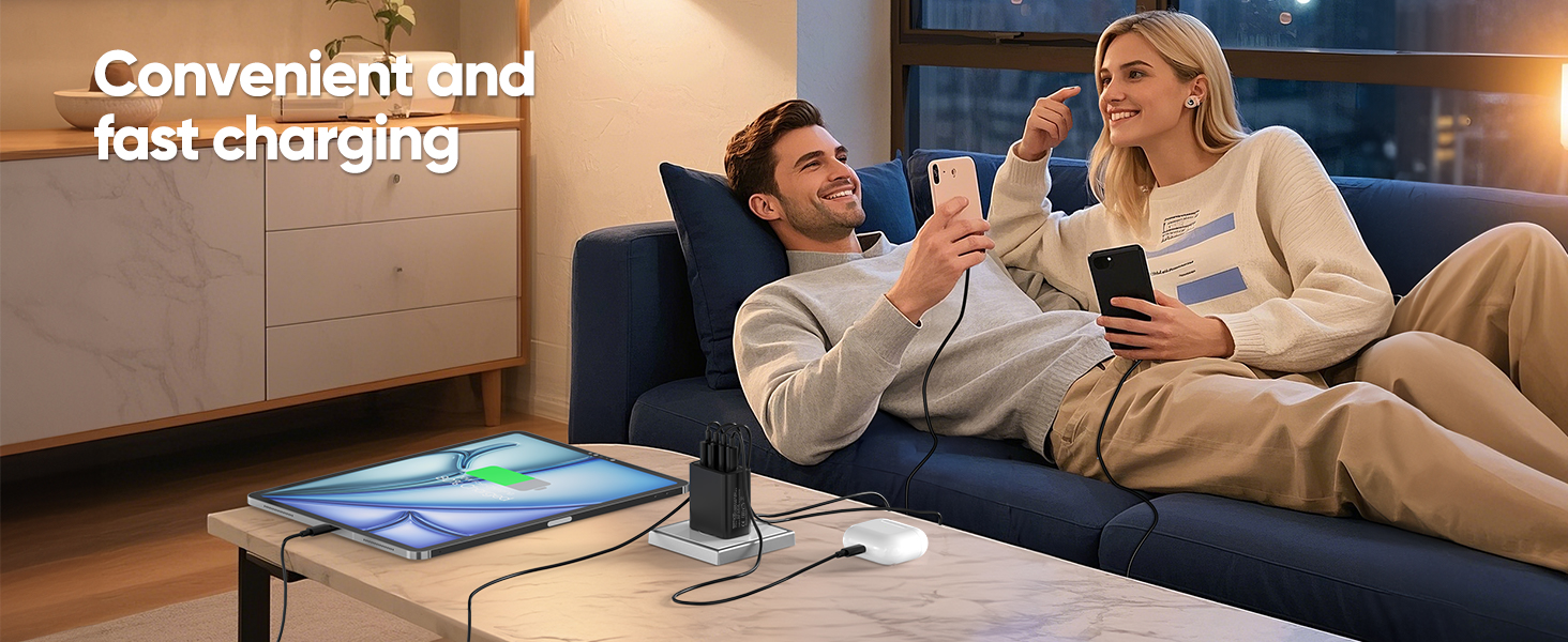 iphone 16 pro max charger fast charging,c port charging block,multi plug outlet surge protector