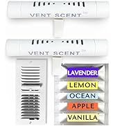 Vent Scent Whole Home Air Freshener | 10 Scented Sticks Included | Passive Essential Oil Diffuser...