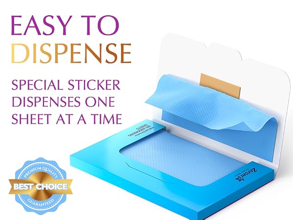 Zoroms High Performance blotting paper Easy to dispense