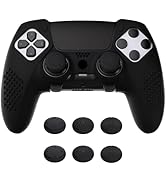 PlayVital 3D Studded Edition Anti-Slip Silicone Cover Case for ps5 Edge Controller, Soft Rubber P...