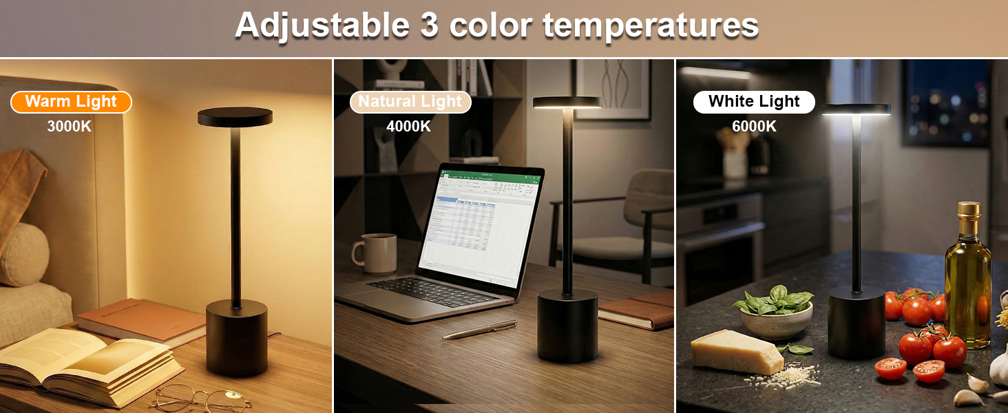 3-Level Dimmable Touch Lamp