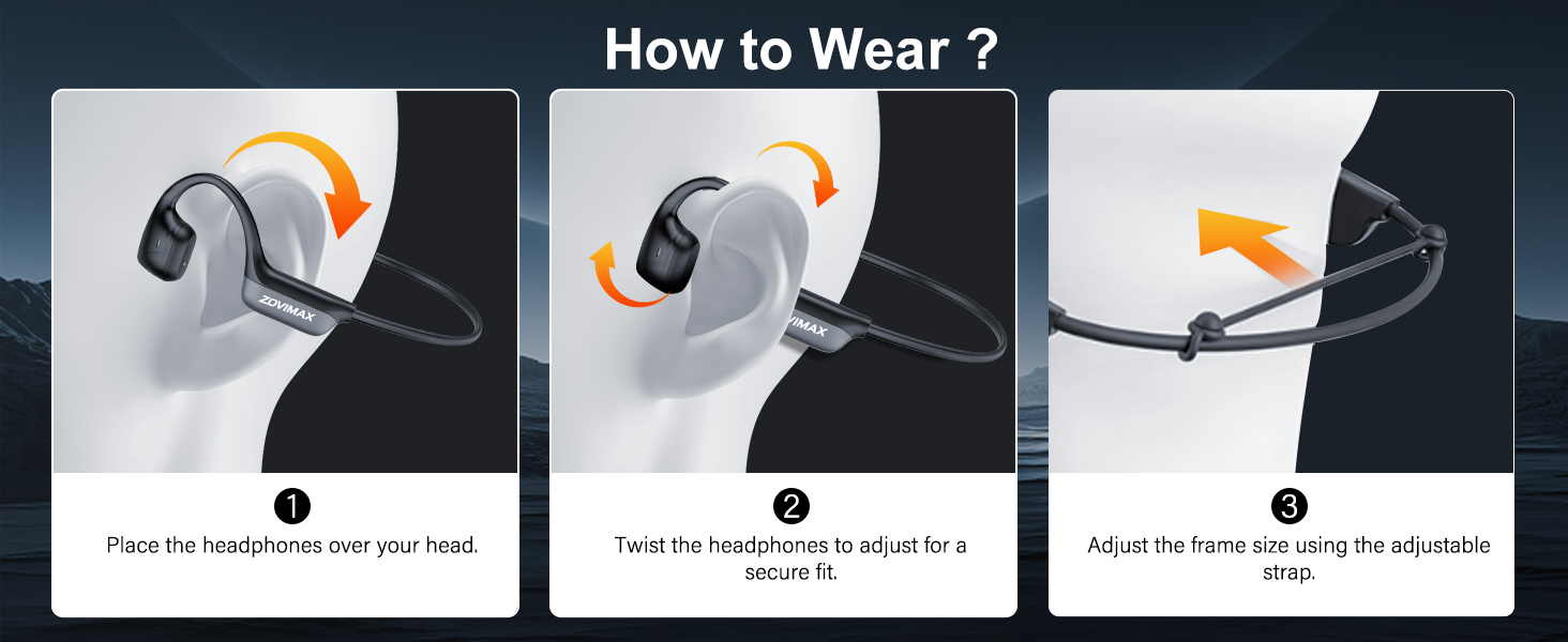 best running headphones open ear headset headphones cycling open ear sports headphones