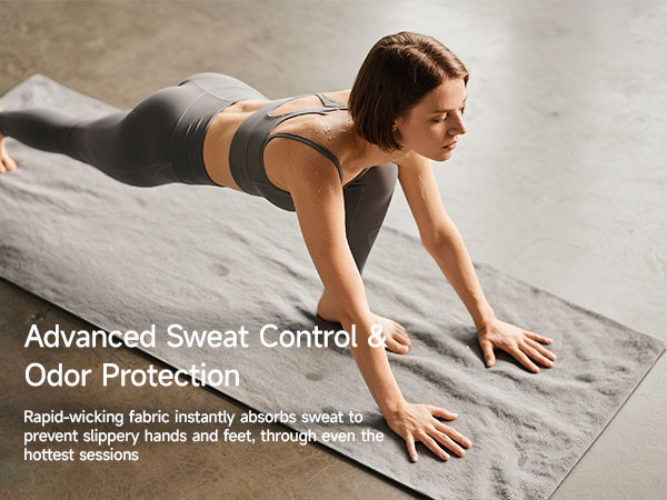 Yoga Mat Towel- Sweat-Absorbing