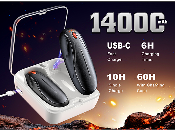 14000mAh rechargeable hand warmer