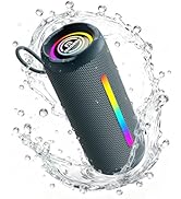 Portable Bluetooth Speaker, IPX7 Waterproof Wireless Speaker, 30W Loud Stereo Sound with Deep Bas...