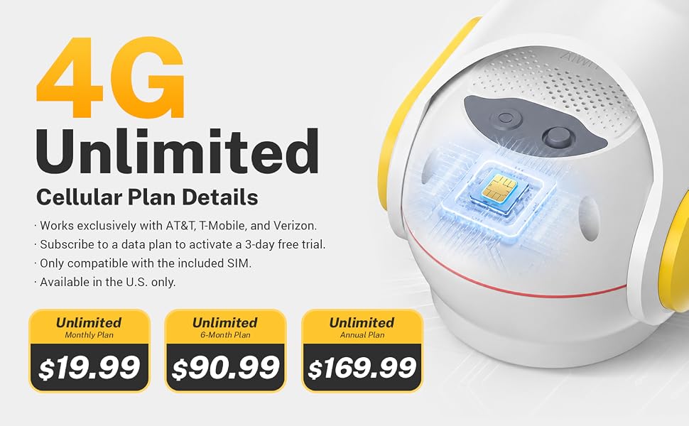 4G unlimited cellular plan