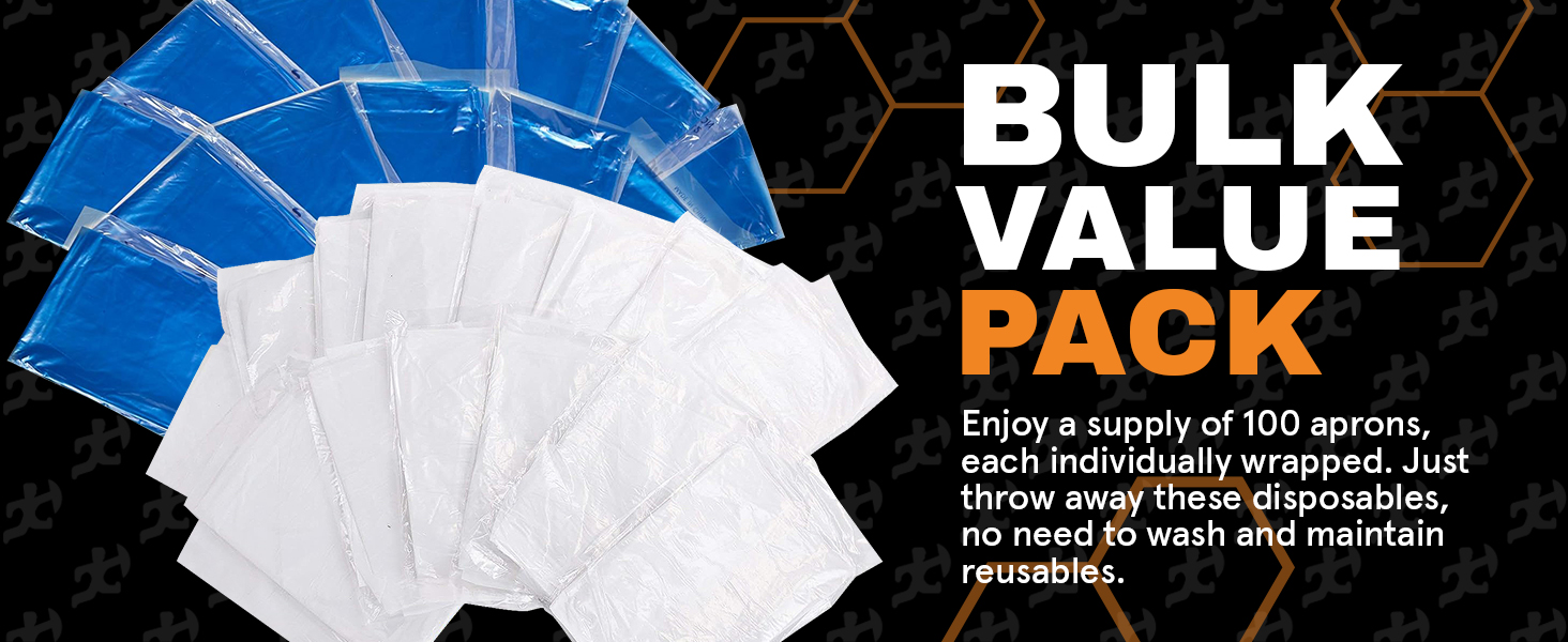 Xpose Safety Plastic Disposable Aprons