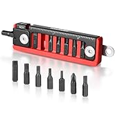 HAUTMEC 7 IN 1 Bike Multitool with Hex Wrenches, Screwdrivers, Ruler, Joint Levers, Key Ring for ...