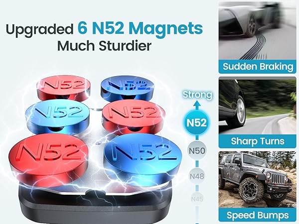 Upgraded 6*N52 Magnets