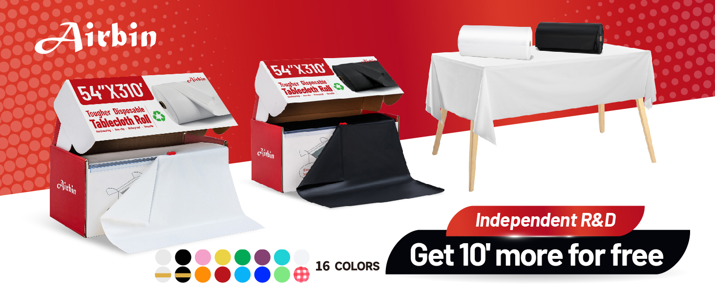 Disposable table cloth