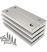 Magnetpro Neodymium Rectangular Magnets 66 lbs Force 60 x 13.5 x 5 mm with Countersunk Hole and S...