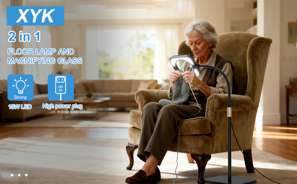 magnifying floor lamp