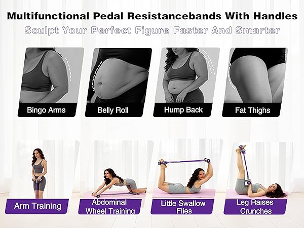 tube resistance bands with handles