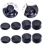 Thumb Grips for PlayStation 5 8PCS, 4 Height Ergonomic PS 5 Joystick Caps Silicone Thumbsticks An...