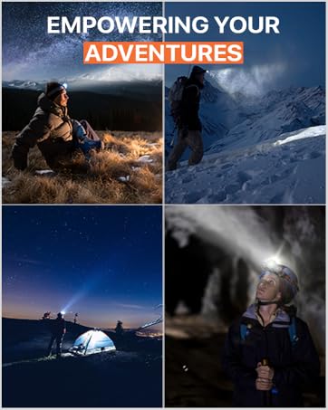 headlamp for hiking, hunting, fishing, camping, outdoor adventures