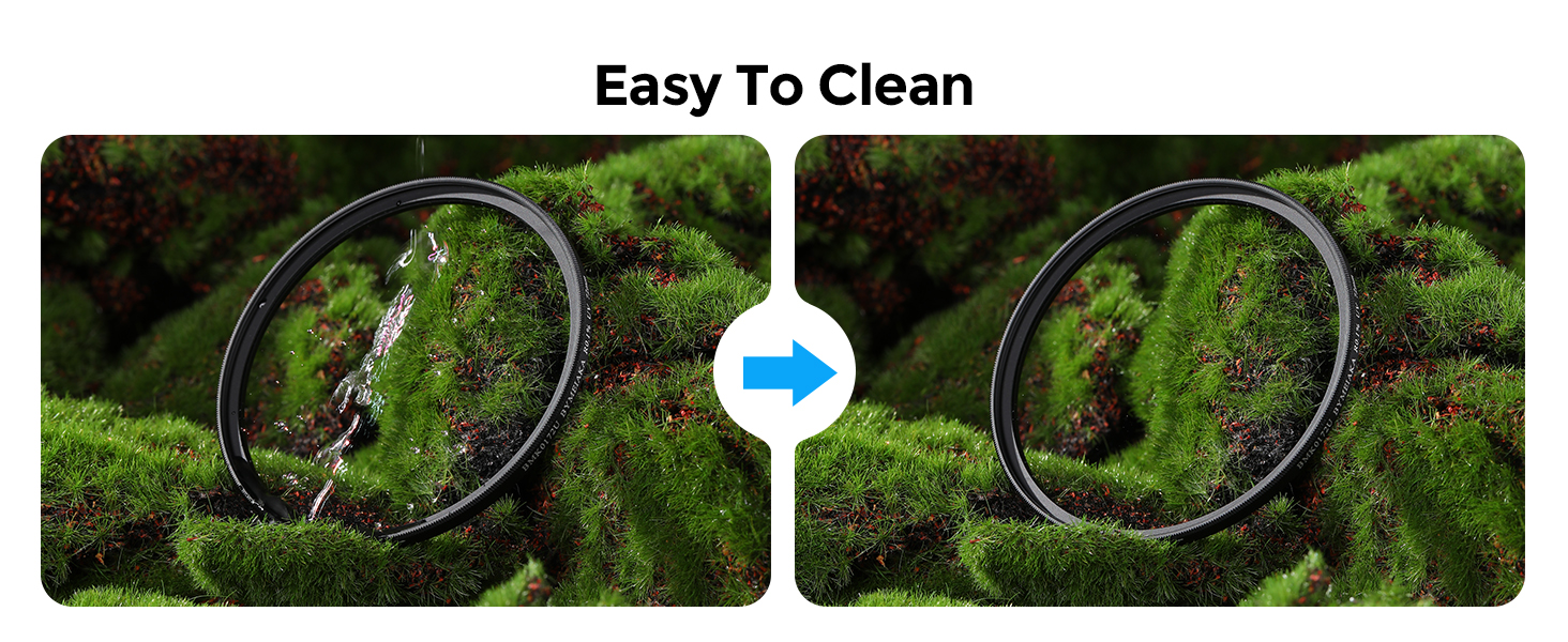 Bymeiaka UV filter resists dust ,water and sand, keeps lens clean outdoors.